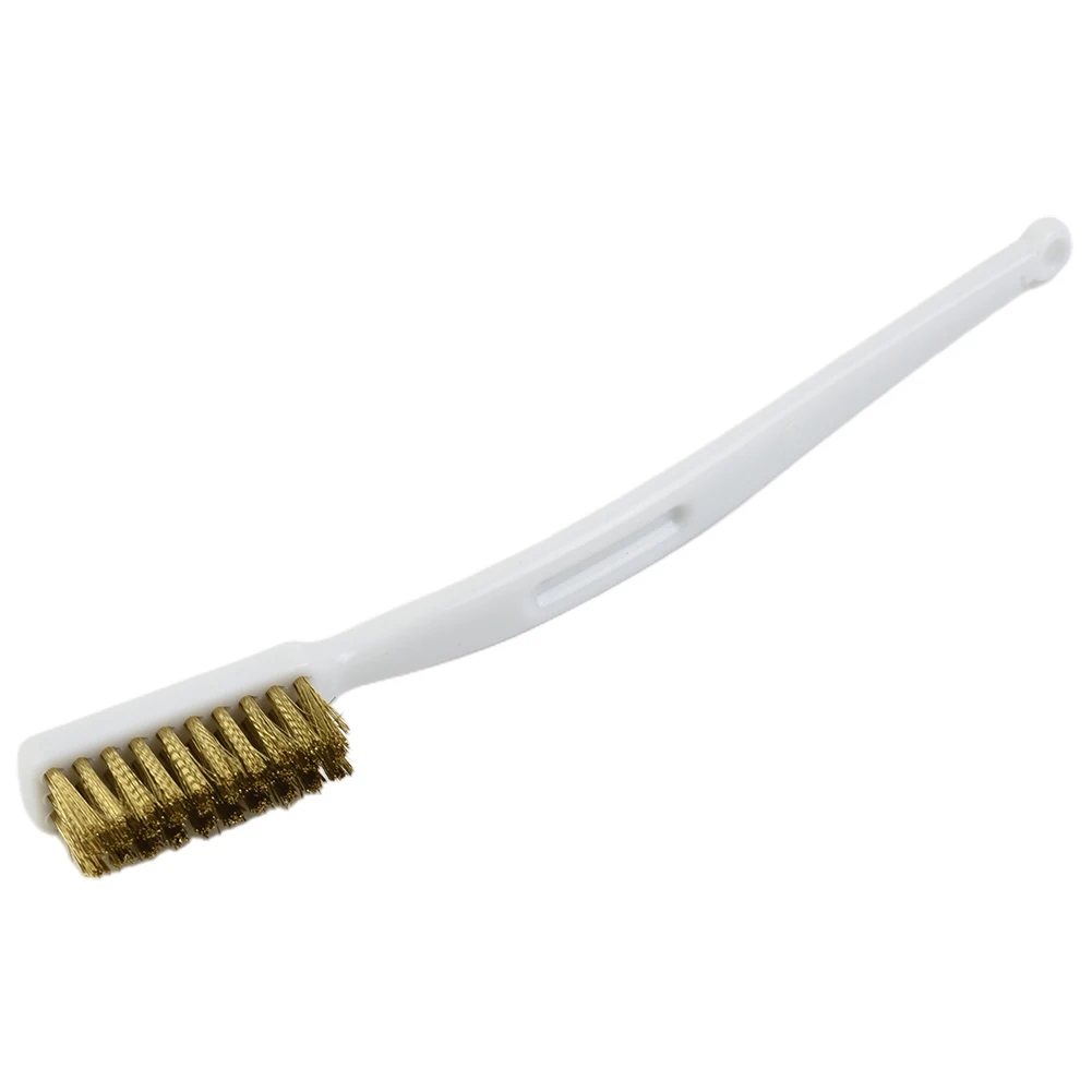 

Brush Wire Rust Silver Stainless Steel White Wire Brush 1PCS Black Cleaning Copper Handle Brass Machine Polishing