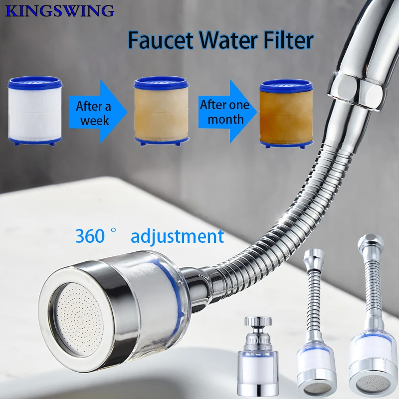 Faucet Water Filter Faucet adapter Soften Hard Water Chlorine Heavy