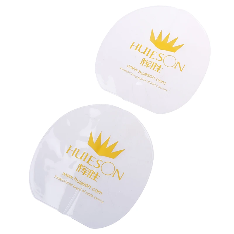 High Quality 2pcs Rubber Protective Film PVC Transparent Professional Table Tennis Racket Care Accessories Protection