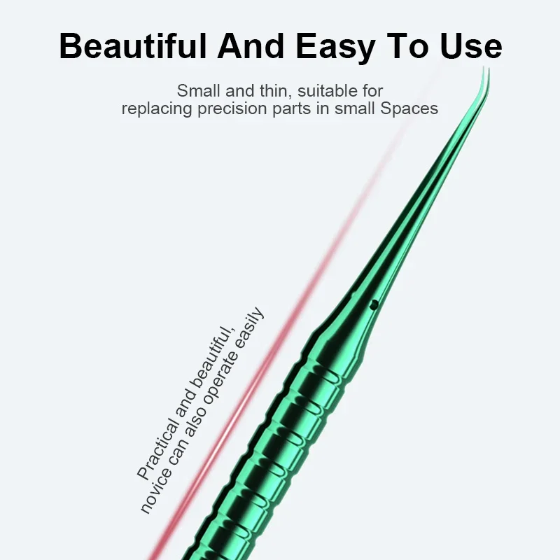 Best BST-Y20 BST-Y21 BST-Y22 BST-Y23 Titanium Alloy Precision Tweezers Mainboard Chip IC BGA Flying Wire Clamp Repair Tweezer precision tweezers phone repair tweezers