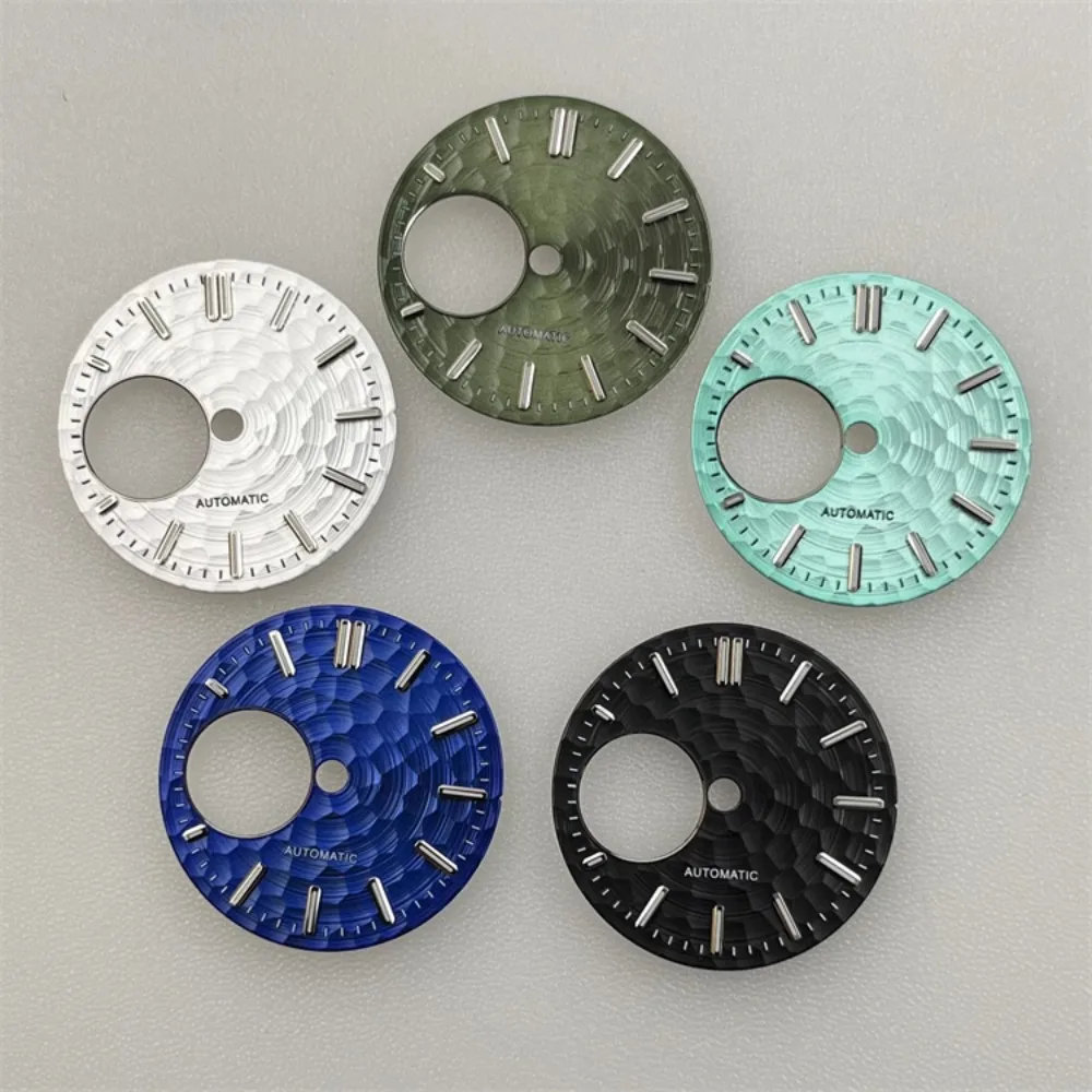 

28.5mm Green Luminous Watch Dial Suitable for Seiko NH34 NH38 Movement Mechanical Watch Installation Parts Watch Accessories