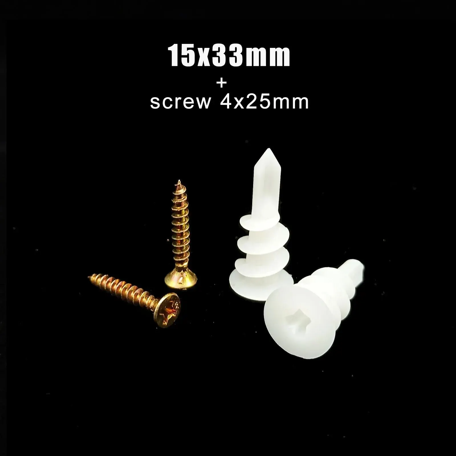 Drywall Anchor 10sets Self Drilling Drywall Anchor Tapping Screw Plasterboard Gypsum Hollow Cavity Wall Expansion Plug Plastic Nylon