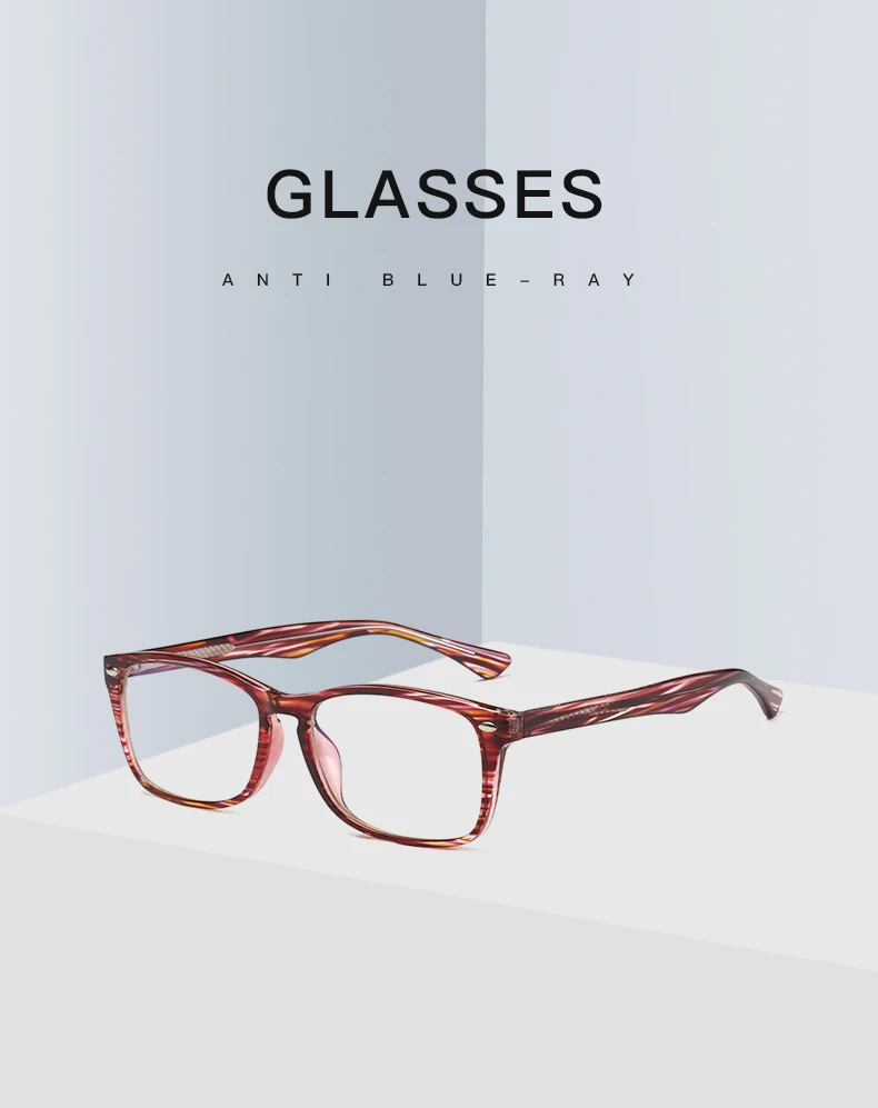 Decorative Glasses Women Anti Blue Light Computer Eyeglass Frames Optical Lenses Myopia Eyeglasses Men's Eyewear Women's Apparel best blue light blocking glasses