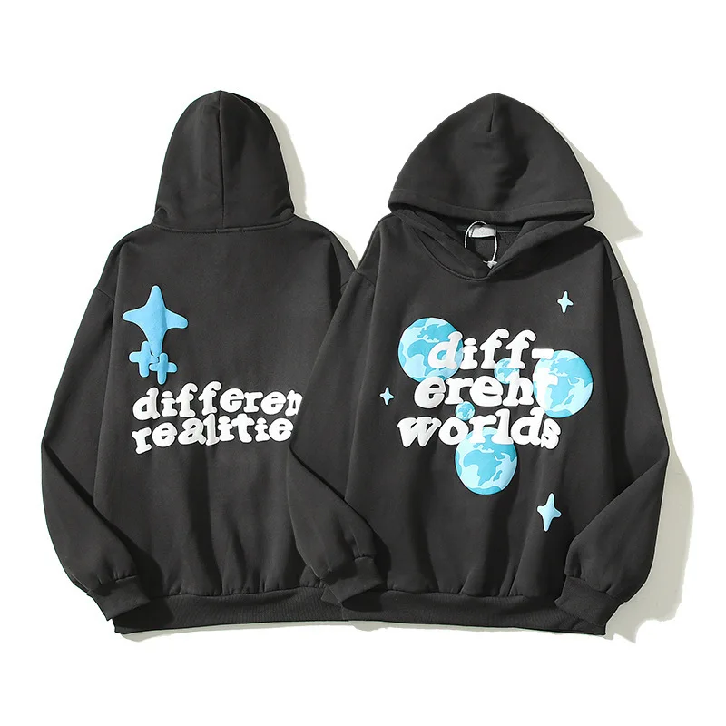

Europe America Star Print KYE Vintage Gothic Harajuku Women Men Winter Hoodie Vintage Y2k Top Winter Thicken Clothes Fashion