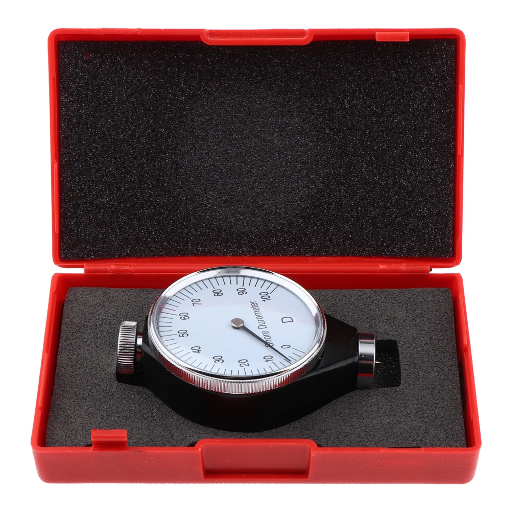 Shore Durometer Silicone & Rubber Durometer Gauge 0-100 Degree Type C