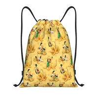 Custom Cute Pluto Drawstring Bag Men Women Lightweight Donald Duck Cartoon Sports Gym Storage Backpack 1