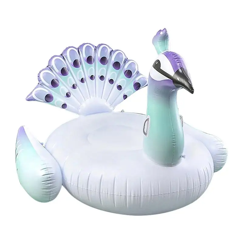 

Giant Inflatable Peacocks Float Swimming Pool Floats Ride-On Swimming Ring Adults Kids Water Holiday Beach Party Toys Piscina