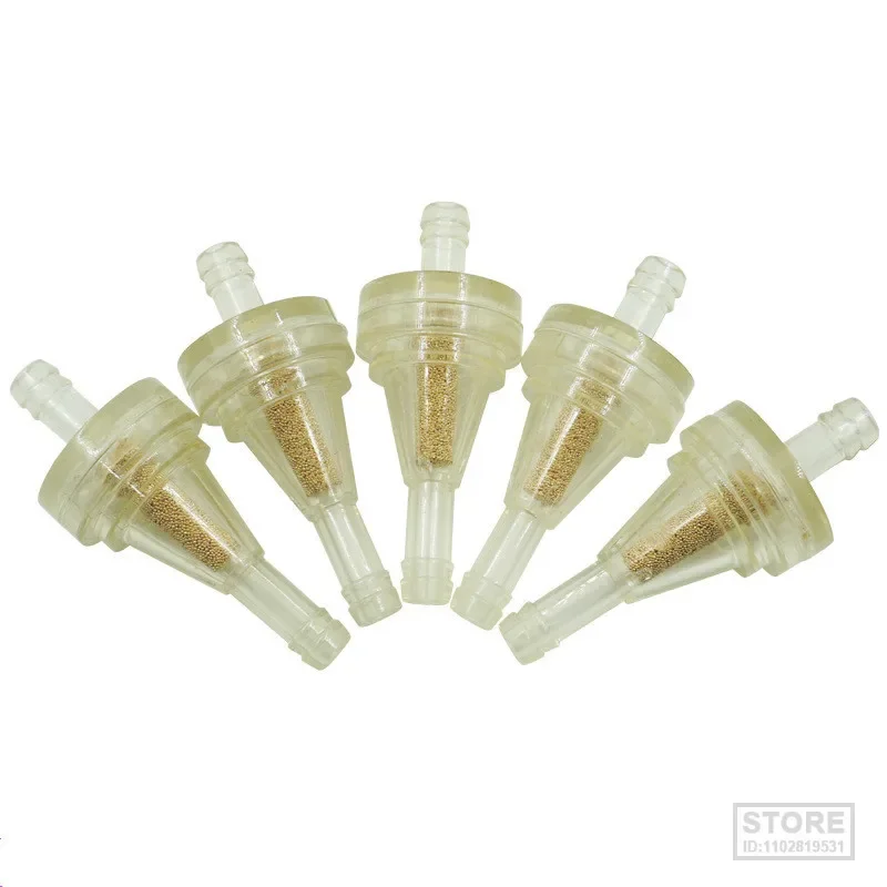 

1pc 1/4" 6mm Motorcycle Motocross Fuel Oil Filter Inline Clear Gas Universal Pit Mini Bike Scooter