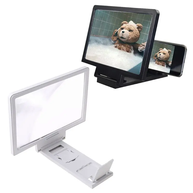 Phone screen amplifier 3D Screen Magnifier Video Amplifier Smartphone Stand Bracket