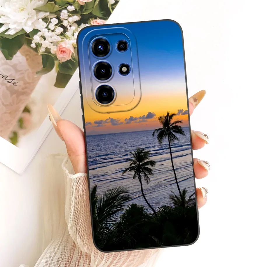 Luxury Space Volcano Painted Soft Silicone Candy Color Protection Case