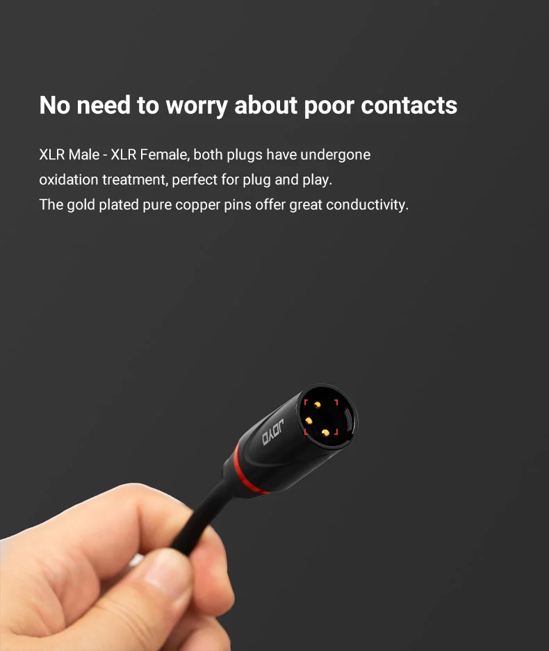 CM-28 High-end XLR Audio Cable 20ft XLR Male to XLR Female Low Noise PVC Shiledi