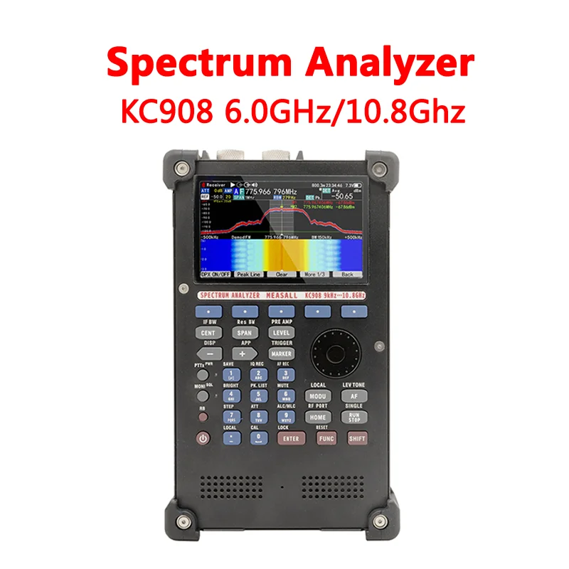 

KC908 Real-time 6.0Ghz 10.8 GHz Spectrum Analyzer Wide-band Sweep Receiver