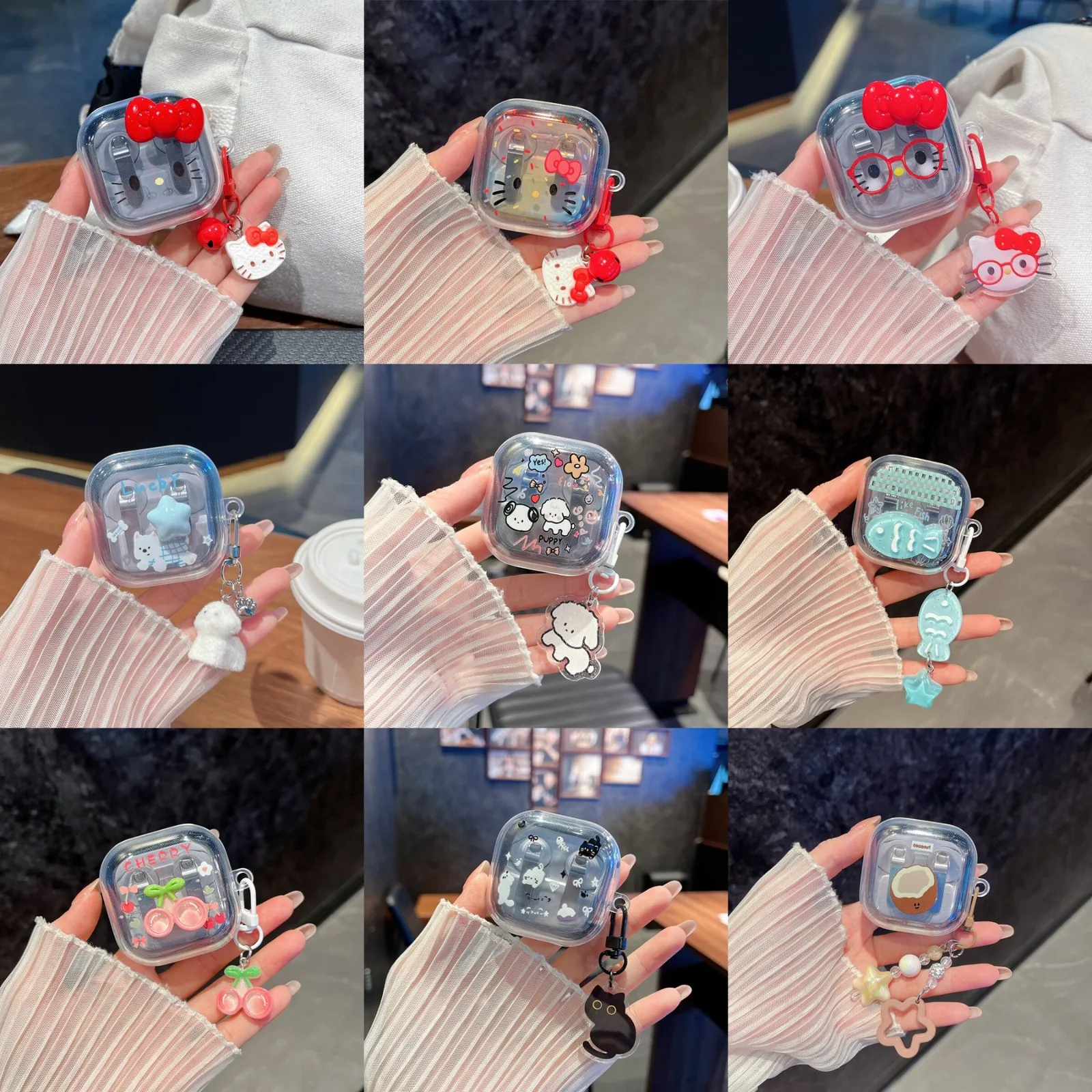 Cherry Butterfly Soft Case for True Wireless Earbuds