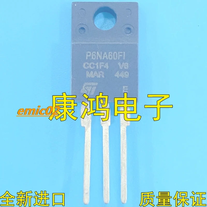 

10 шт., оригинальный товар P6NA60FI STP6NA60FI TO-220F MOS 6A 600V