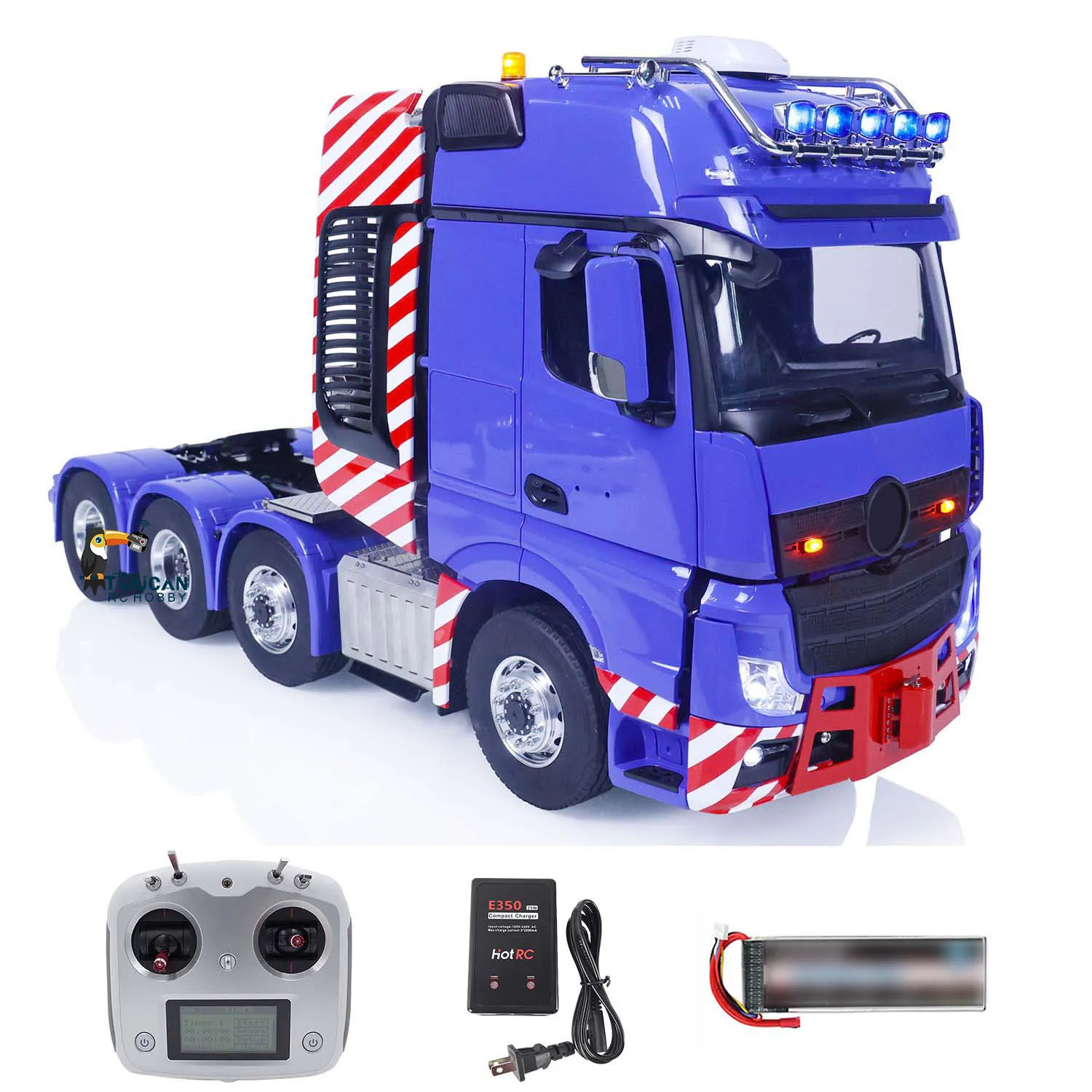 LESU 8X8 RC Tractor Trucks 1/14 RTR Radio Control Car DIY Vehicle Metal Chassis Lock Differential Steering Shift Servo THZH1552 2