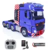 LESU 8X8 RC Tractor Trucks 1/14 RTR Radio Control Car DIY Vehicle Metal Chassis Lock Differential Steering Shift Servo THZH1552 2