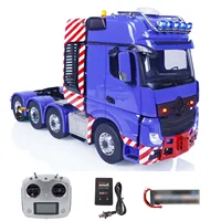 LESU 8X8 RC Tractor Trucks 1/14 RTR Radio Control Car DIY Vehicle Metal Chassis Lock Differential Steering Shift Servo THZH1552 2