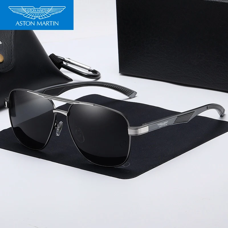 자동차 로고 럭셔리 남성용 편광 선글라스 Aston Martin DBS Superleggera DB5 DB9 One-77 Vanquish 용 눈부심 방지 드라이버 고글