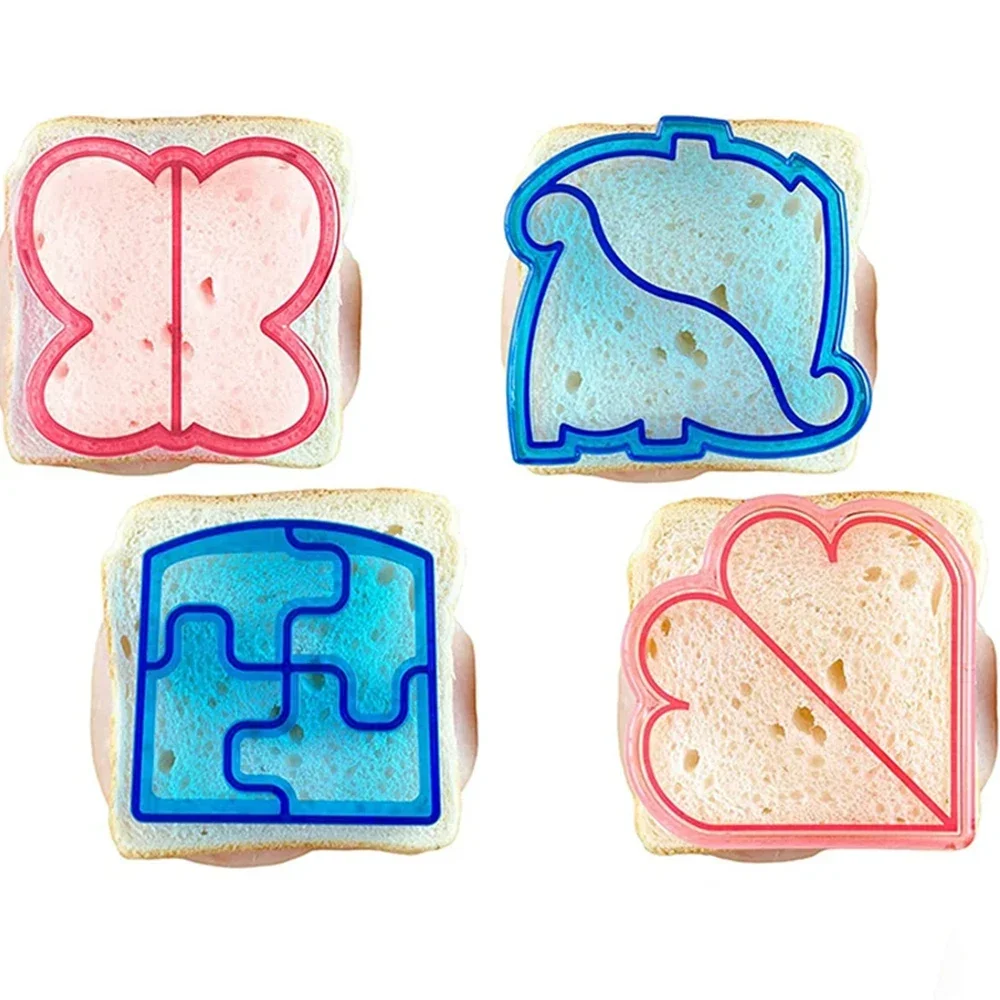 Kids Sandwich Cutter Bread Mold Lunch DIY Sandwich Cutter Mould Lunch Boxes Accessories Food Cutting Die Bread Biscuits Mold
