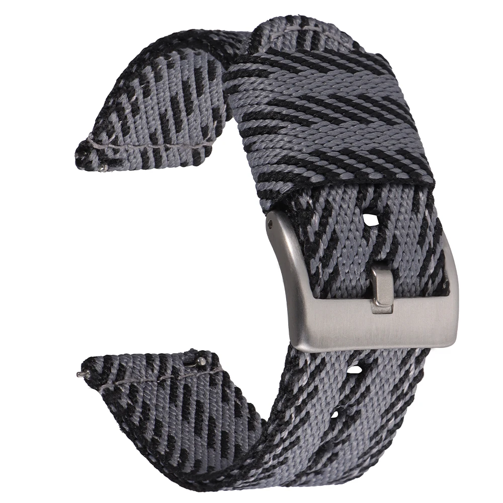 Durable Elastic Nylon Watchbands for Men & Women - Universal Fit, 20mm & 22mm