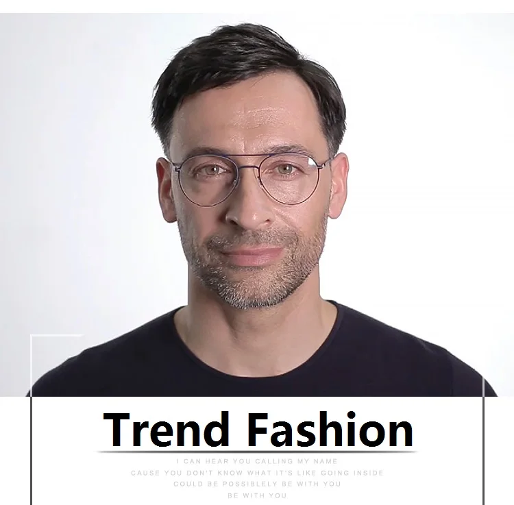 Schrauben lose Brille Rahmen Männer dünnes Bein ultraleichte Retro-Brille Trend Mode Brillen Myopie Linse Deutschland Marke Design neu – Detail 1
