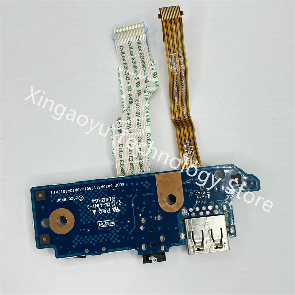 Original para hp Probook X360 11 g5 Interruptor Botão de Áudio Fone de Ouvido Placa Usb L84410001 6050a3112901-audio-a01 100 Testado ok - Imagem 4