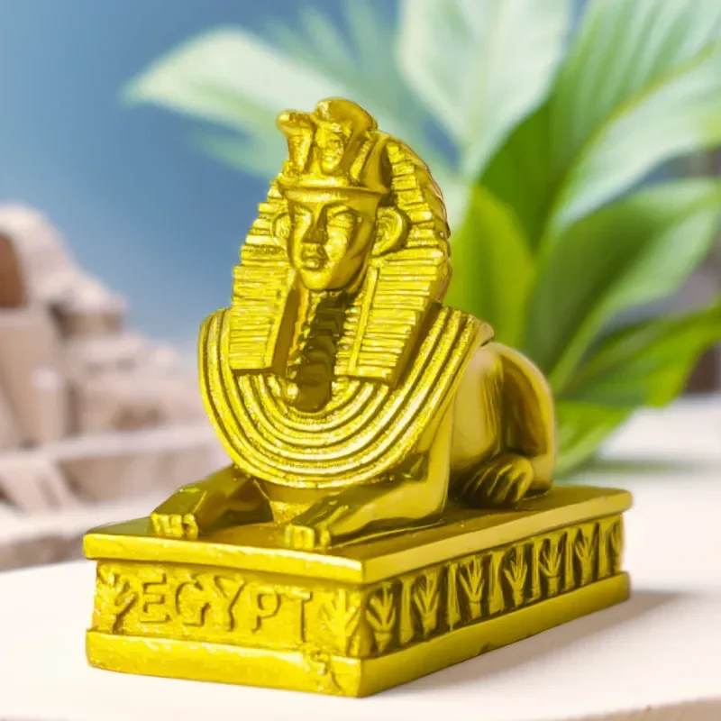 Sphinx Statue Egyptian Egypt Pharaoh Sphinx of Giza Decoration Greek Figurine Fengshui Desktop Ornament for Home Office - Image 2