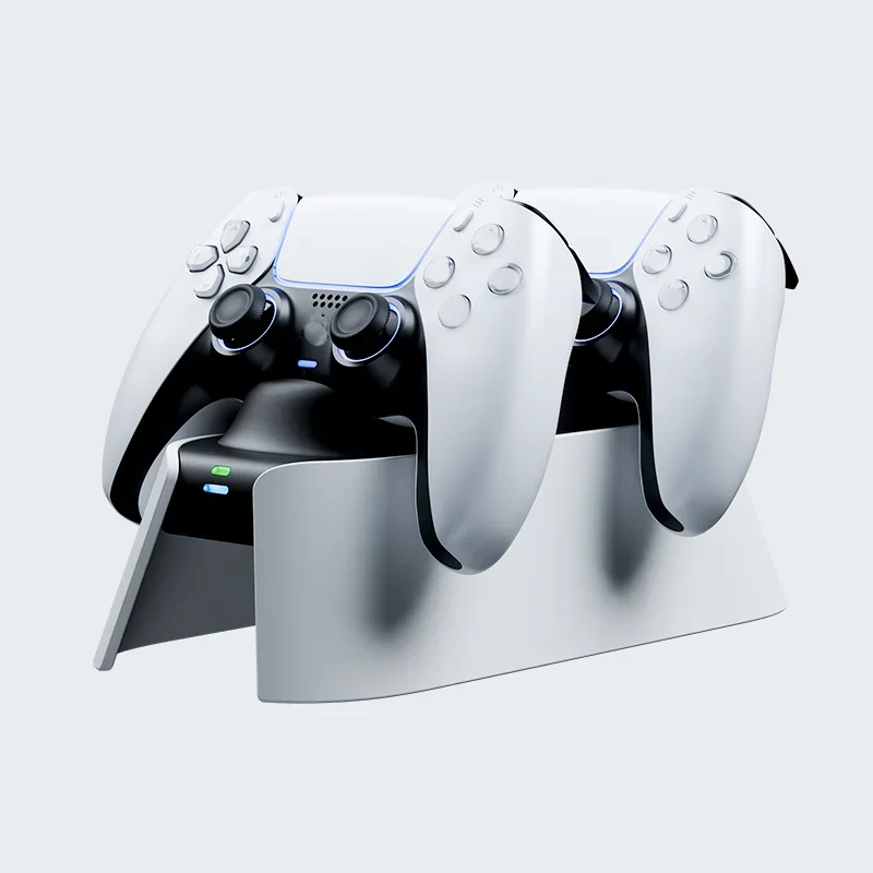 LinYuvo Dual Charging Dock KD28 for PS5 with Display Stand, Type-C Port & LED Indicators,Controller Accessories Charging Station