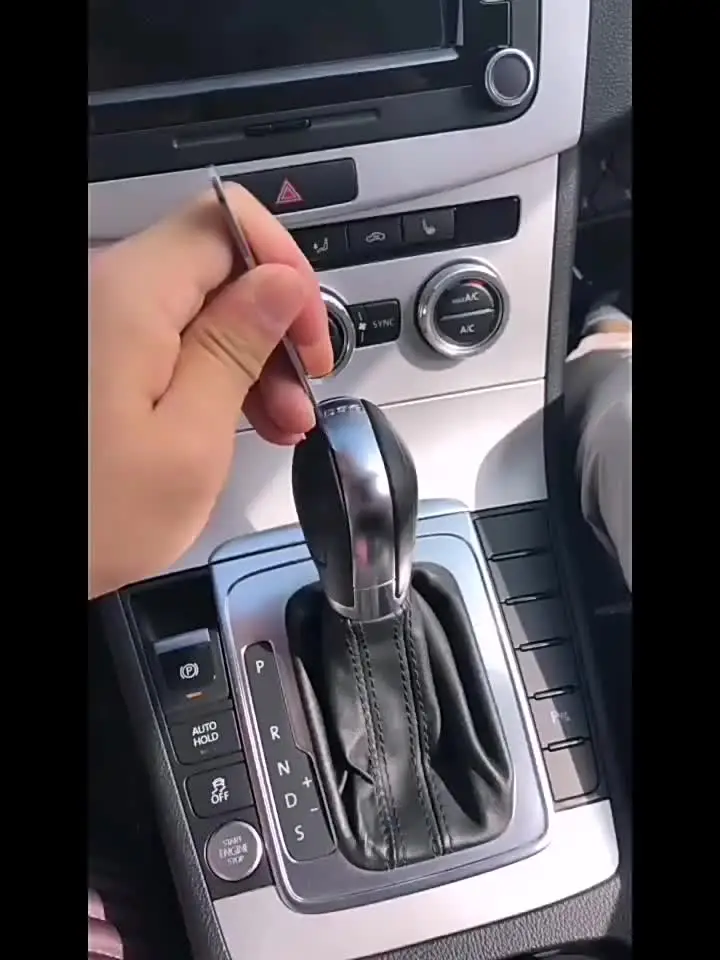 Ручка переключения передач DSG с кожаной крышкой рычага для VW Golf MK6 MK7 R GTI Passat B7 B8 CC R20