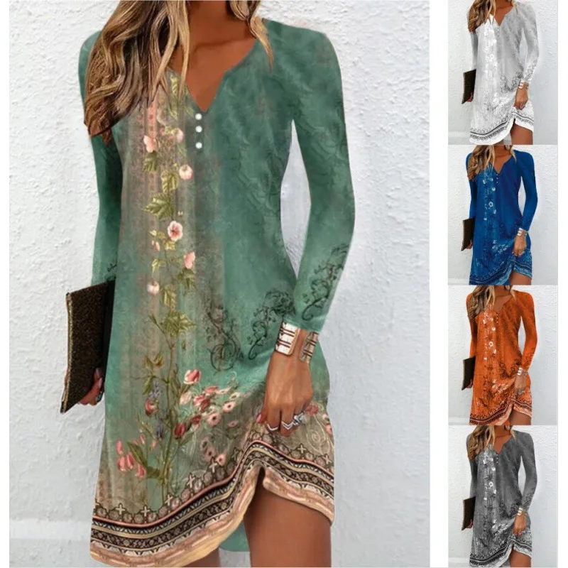 

Women New Vintage Ruffles Casual Hole Sleeveless Vest Tank Dress Large Big Summer Printed Elegant Party Beach Mini Dresses