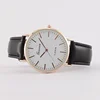New Men's Watch Fashion Casual Ultra Thin Watches Simple Men Business Leather Quartz Wristwatch Clock Luxury Relogio Masculino 5