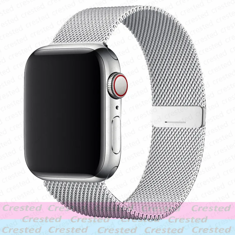Milanese Loop Strap For Apple Watch Band 44mm 40mm 45mm 41mm 49mm 46 42mm correas bracelet iWatch series 3 6 se 7 8 9 ultra 2 10
