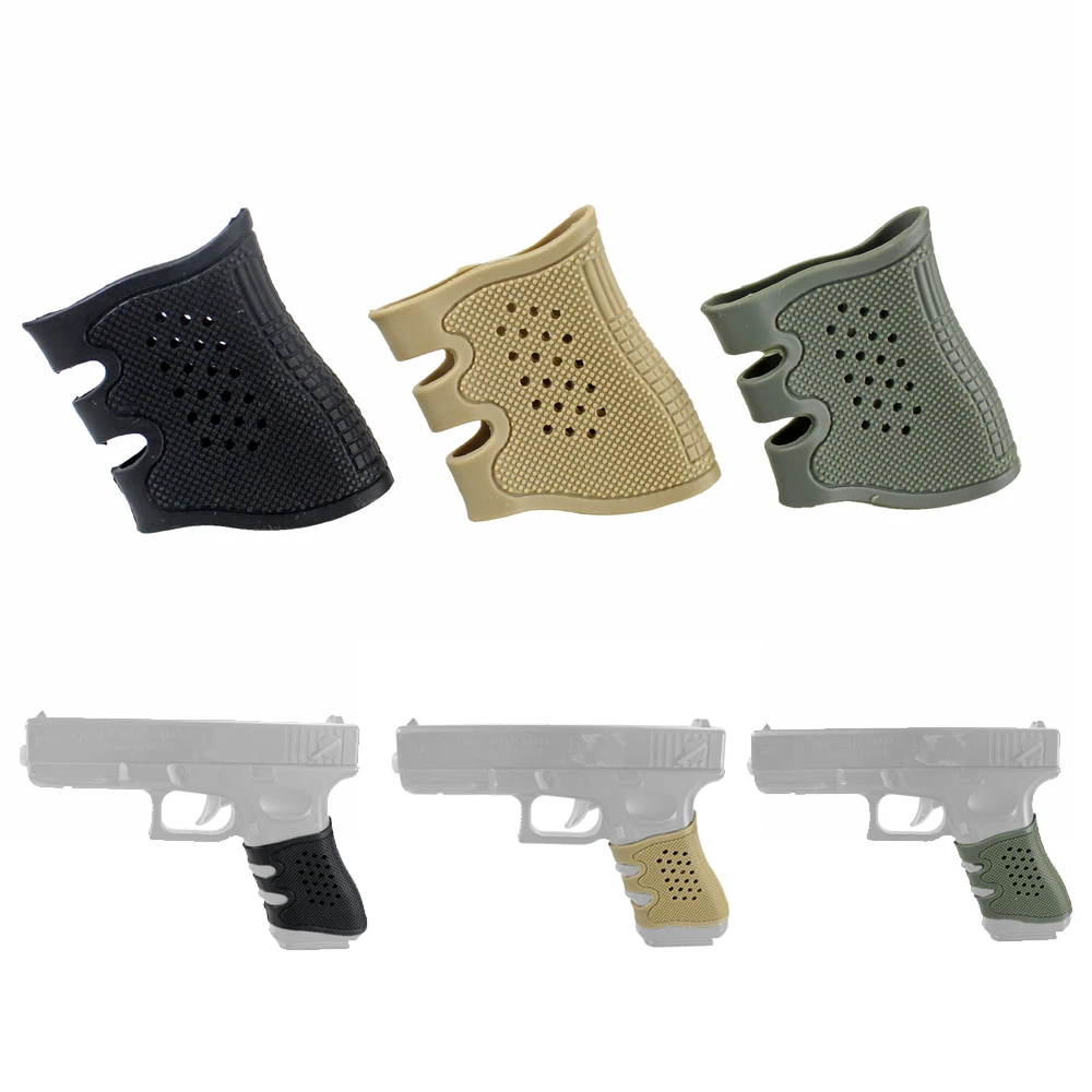 TacticalGripGloveHolsterRubberGunCoverAntiSlipHandguns