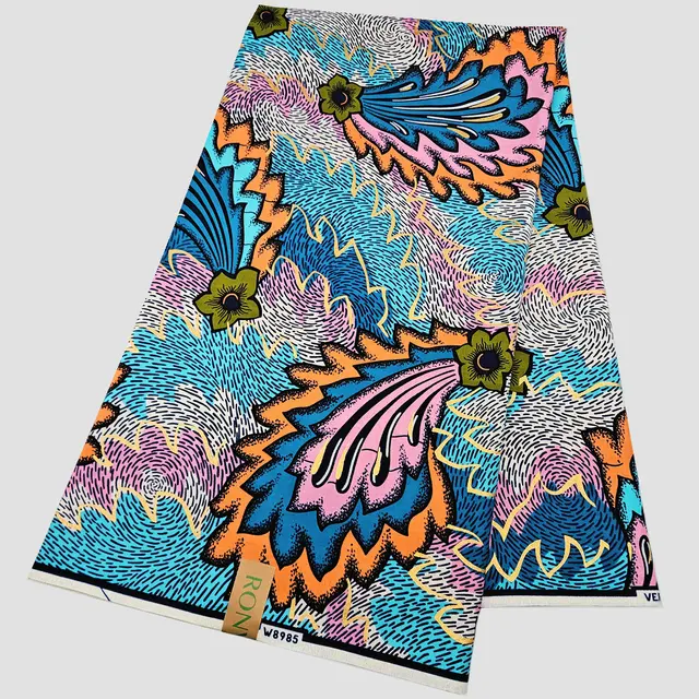 New Pattern Cotton Wax Printed Fabric 5