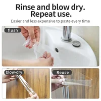 Ultra-strong Double-sided Adhesive Nano Tape Clear Removable Waterproof Extra Strong Sticky Strip Heavy-duty Two Side Tape 5