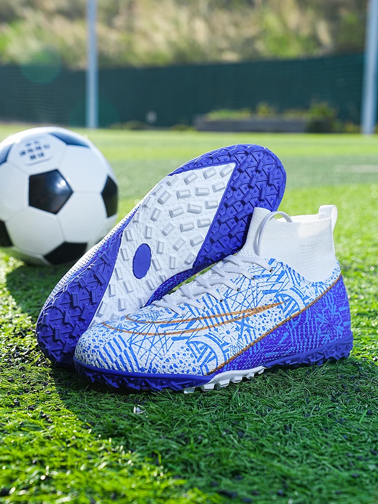Teenage Football Shoes football shoes Unisex Adult Training Competition TF Shattered Nail Artificial Grass Indoor AG Low Top Baseball Shoes