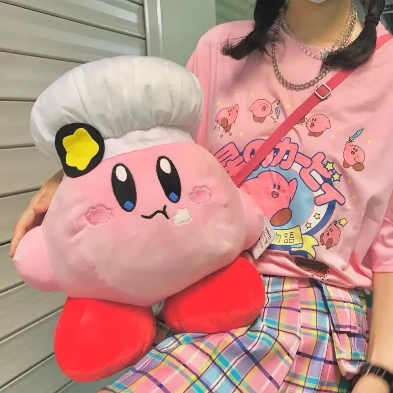 

Аниме мультяшная Милая звезда Kirby подушка кукла диван гостиная украшение офисные работники спящие супер мягкие плюшевые декоративные украшения