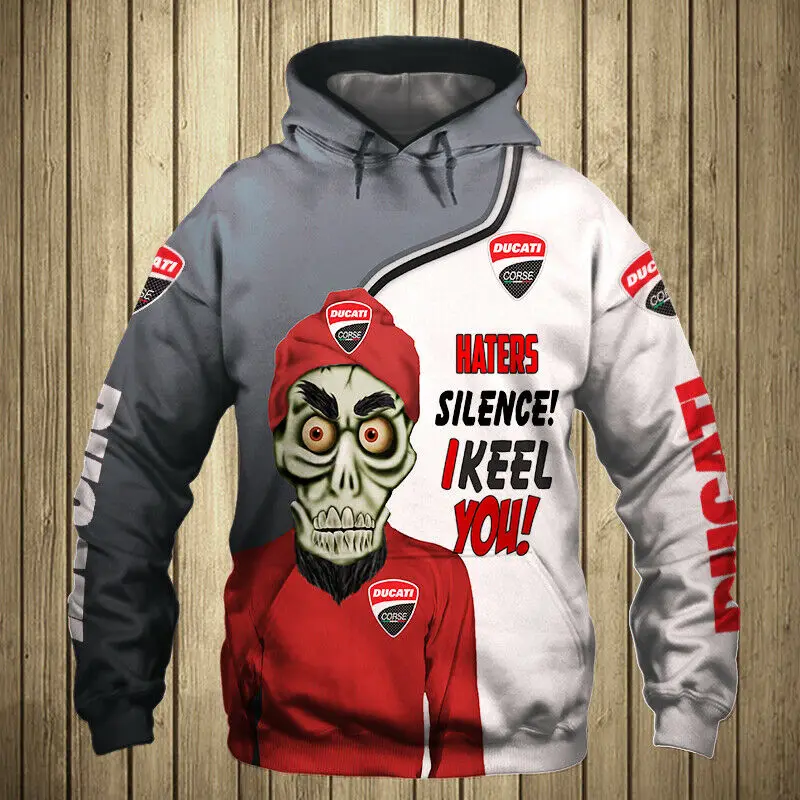 

Ducati Men's Hoodie Fashion Trend Pullover High Quality Jacket Casual Streetwear Harajuku 3D Printing Sweatshirt New