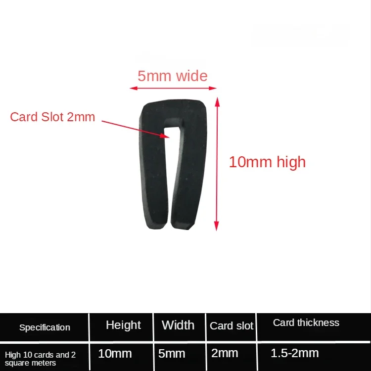 Black Rubber Edge Strip U Section - Anti-Oil Seal & Edge Protector, Various Lengths Available