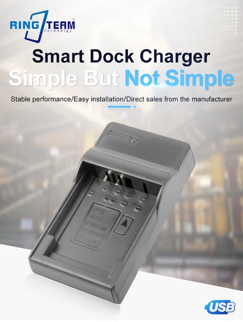 Batteria LP-E12 + Caricatore USB Dual Per Canon - Compatibile Con EOS M, M10, M100, M200, Rebel SL1 - Foto 9