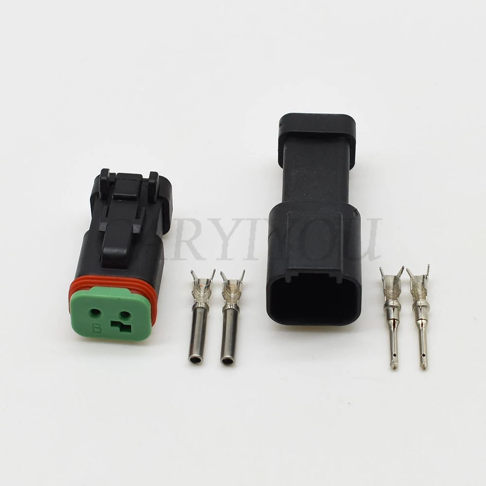 1 Kit Auto DT 2 Pin Deutsch DT04-2P-E005 DT06-2S-EP06