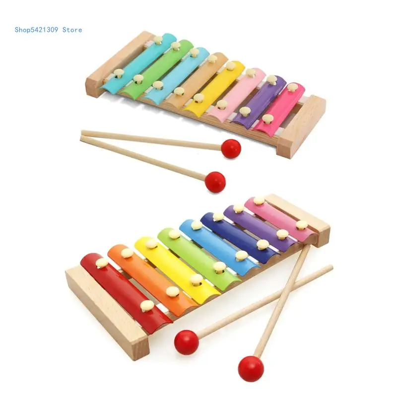 

85WA Wooden Xylophone Instrument for Toddlers Educational Set for Kids Relieve Boredom for Play Set Improve Intelligence