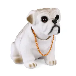 Cute Shaking Dog Bobblehead Ornament (Bulldog)