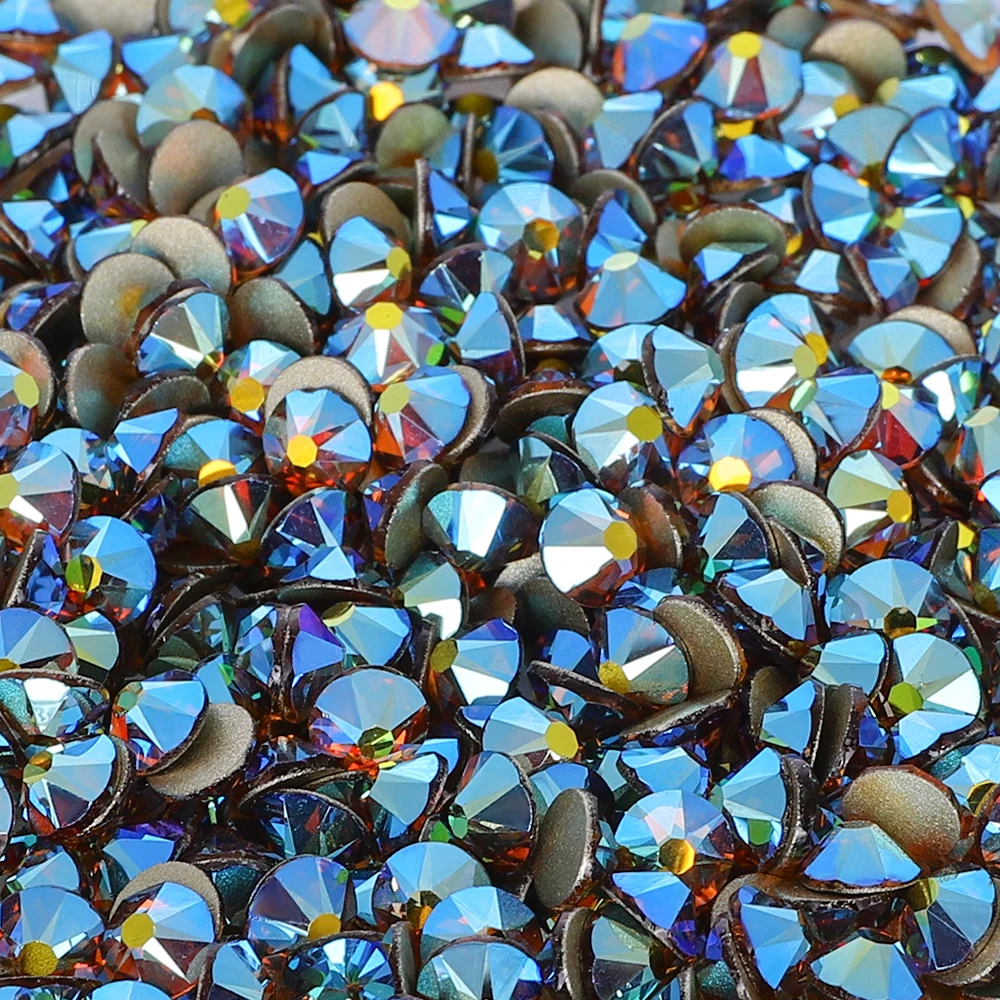 Lt. Topaz AB Glass Rhinestones