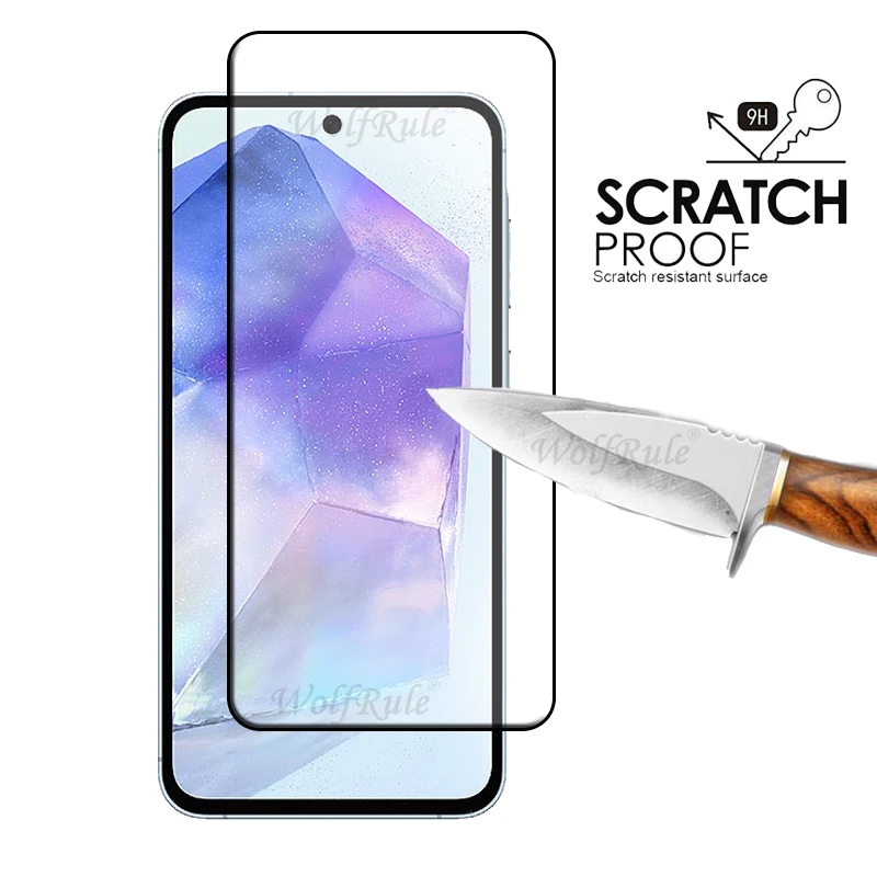 Premium Tempered Glass Screen Protector - Full Coverage & 9H Hardness