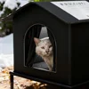 Cat House for Indoor and Outdoor CatsWaterproof Fully Insulated Shelter for Stray and Feral Cats Great for Cat Beds for Outdoor 6