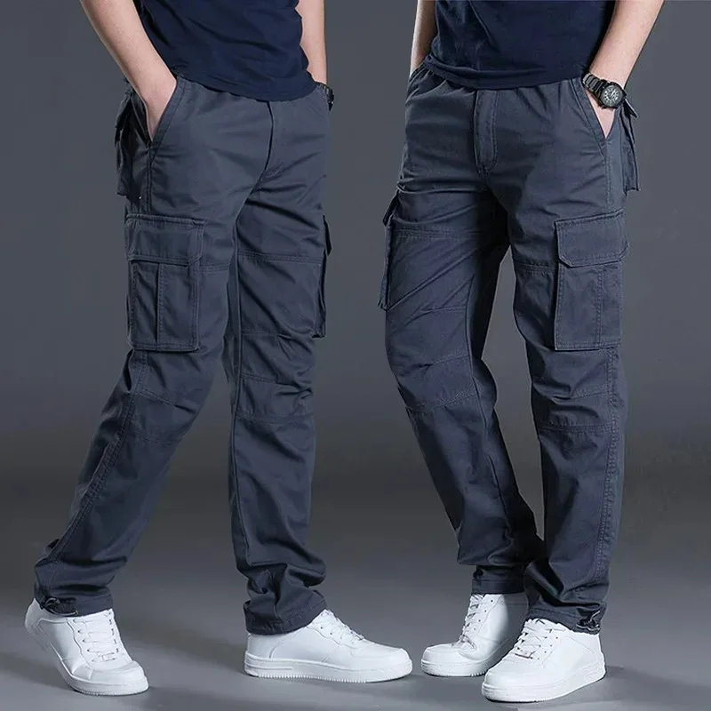 Men's Work Pants Summer and Spring Workwear New Casual Hiking and Jogging Pants Sports Outdoor Multiple Pockets