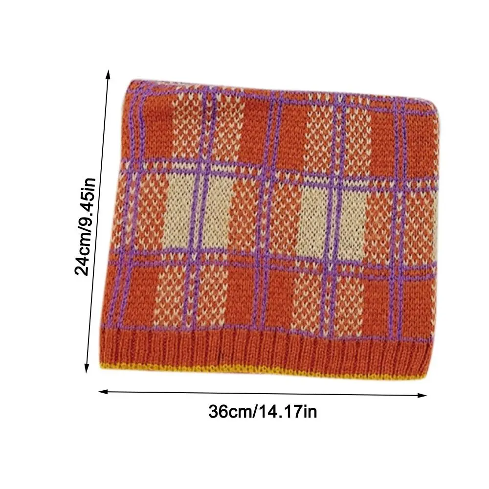 Thickened Baby Thermal Neck Warmer Elastic Soft Boys Girls Knitted Scarf Windproof Coldproof Ski Snowing Scarf Autumn Winter