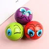 Funny sponge pressure expression Soft ball squeeze funny expression Children's PU foam soothing toy Wrist action toy ball 3