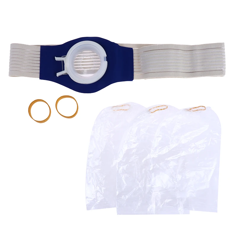 1Set Colostomy Bags Ostomy Belt Drainable Urostomy Bag After Colostomy Ileostomy Pouch Ostomy Belt With Bag